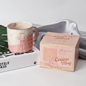 Hendson Cat Mom Mug with gold accents, adds stylish flair to any kitchen.