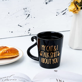 Hendson mug on desk decor elevates workspace with whimsy.