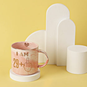 Hendson mug packaging close-up, ready-to-gift with playful charm