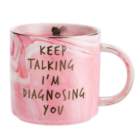 Hendson pink coffee mug with 11.5oz capacity for daily coffee enjoyment