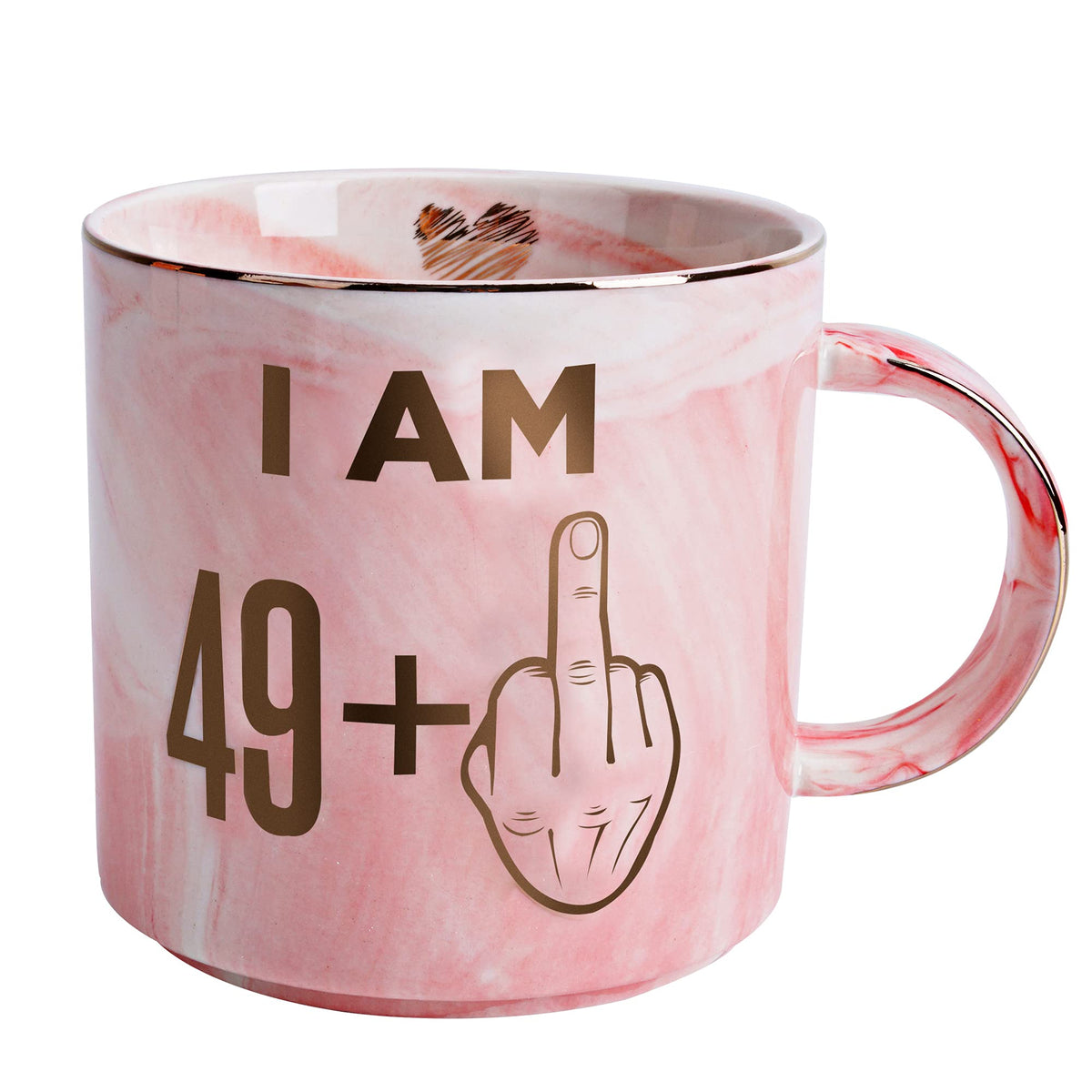 Hendson pink marble mug 11.5oz for daily coffee rituals