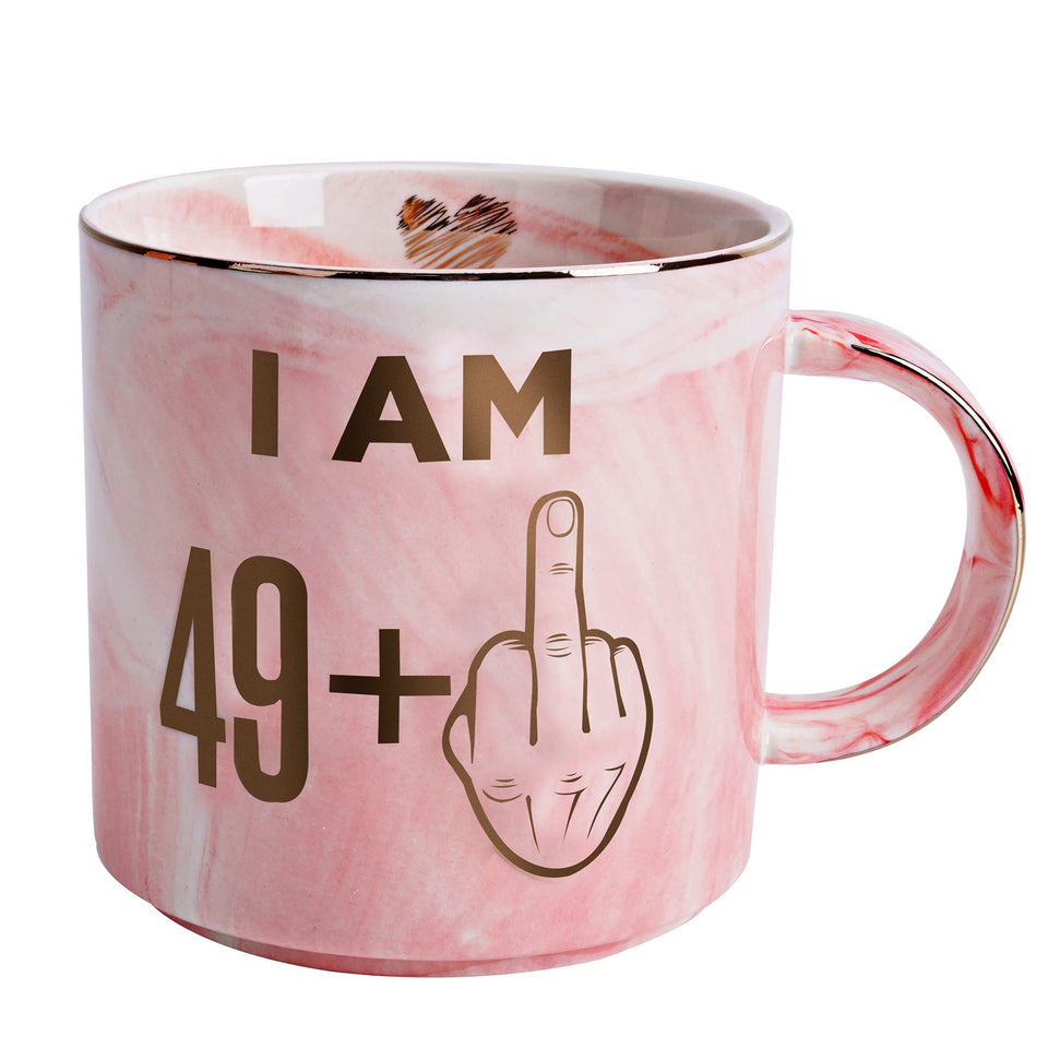 Hendson pink marble mug 11.5oz for daily coffee rituals