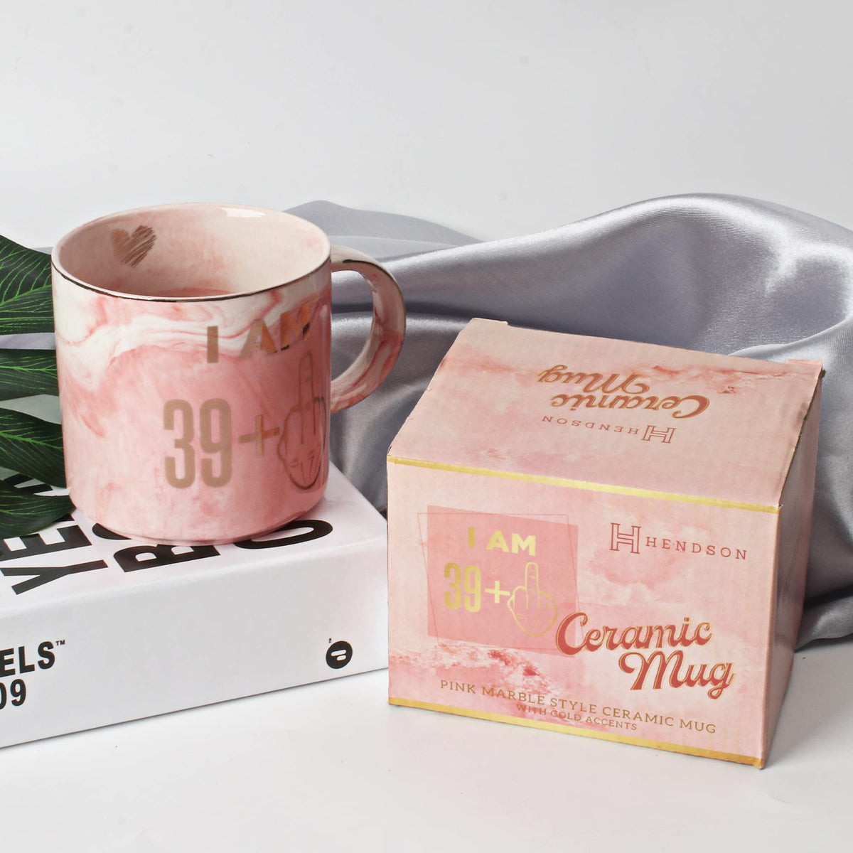 Hendson 40th birthday mug, a playful gift for her turning 40