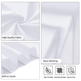 Banquet-style buffet setup with Heneger tablecloth for elegant presentation