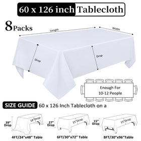 Close-up of hemmed edges on a Heneger tablecloth for a neat look