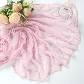 Heneger pink cheesecloth care tips highlight gentle washing to maintain color.