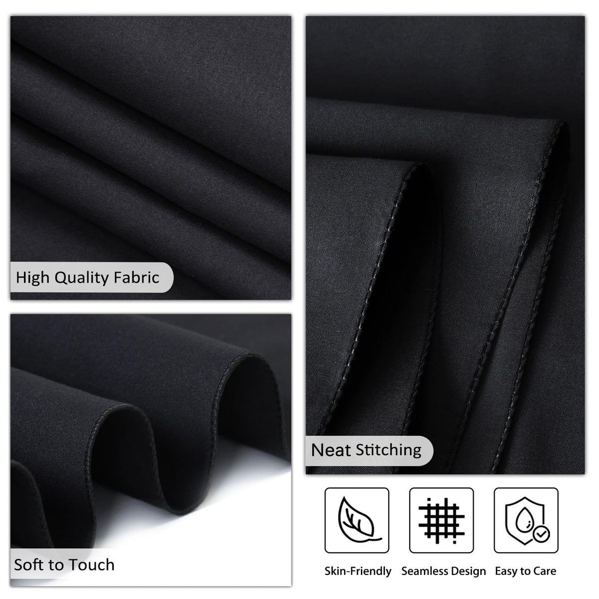 Heneger washable polyester care demonstrating easy laundering