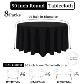 Heneger wrinkle-resistant tablecloth close-up showing smooth drape.