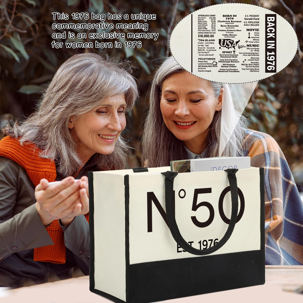 Henghere easy-to-clean canvas, reusable bag for eco-friendly everyday shopping.