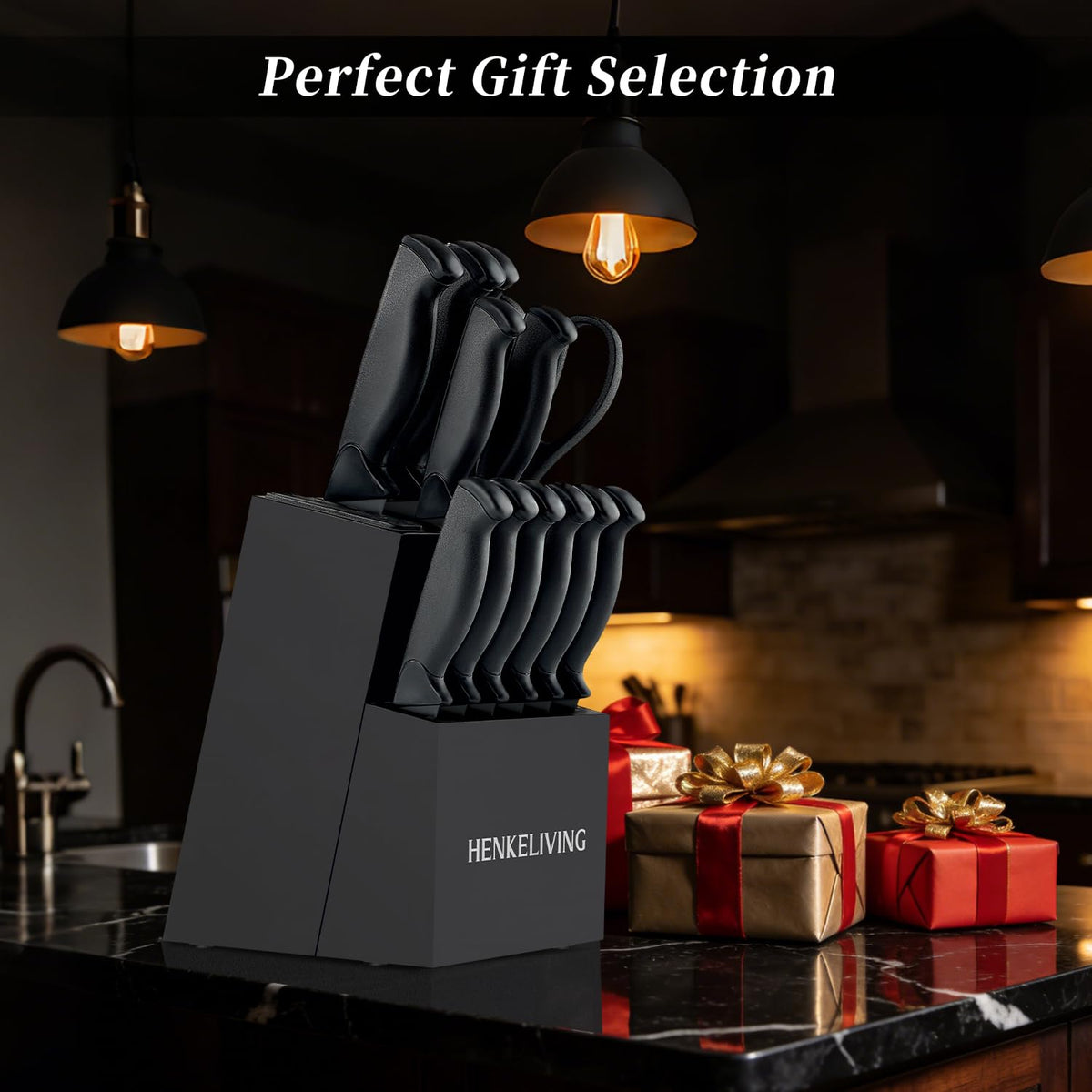 Henkeliving 8-inch slicing knife ideal for clean, even portions