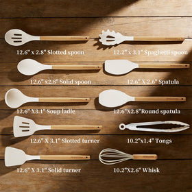 Henkeliving round spatula in silicone for gentle lifting on nonstick cookware