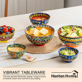 Henten Home bowls with lead-free glaze, suitable for daily use