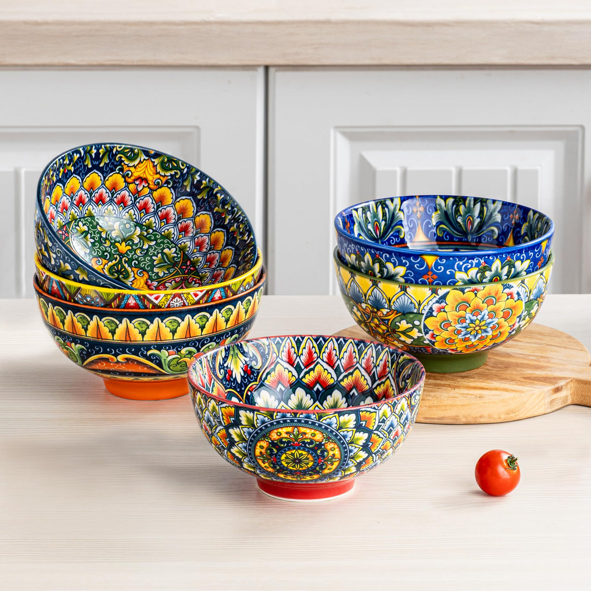 Henten Home small snack bowls, stackable and easy to clean