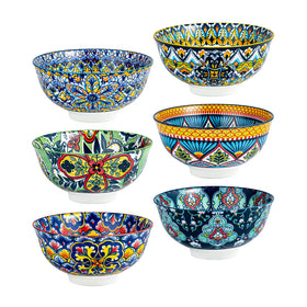 HENXFEN LEAD boho bowl interior pattern enhances dessert presentation