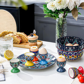 HENXFEN LEAD boho egg cups enhance brunch table aesthetics