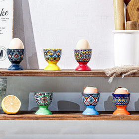 HENXFEN LEAD gift-ready boho egg cups for Easter or celebrations
