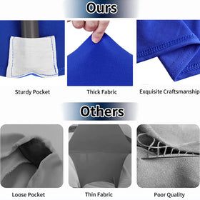 Heochy stain-resistant table cover handling spills with minimal effort