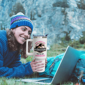 Heqianco Mamasaurus fits most car cup holders for travel