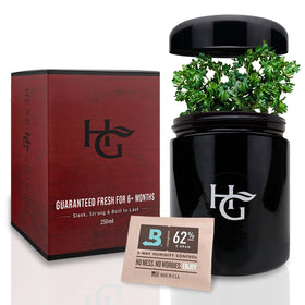 Herb Guard 250 ml jar with airtight seal preserves freshness for months.