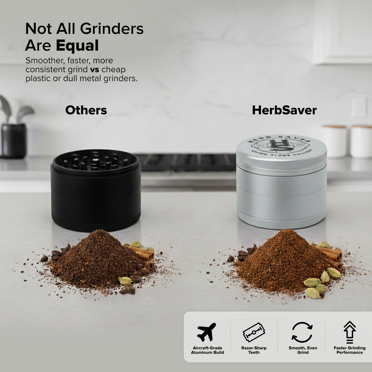 HerbSaver aluminum construction provides long-lasting reliability in busy kitchens.