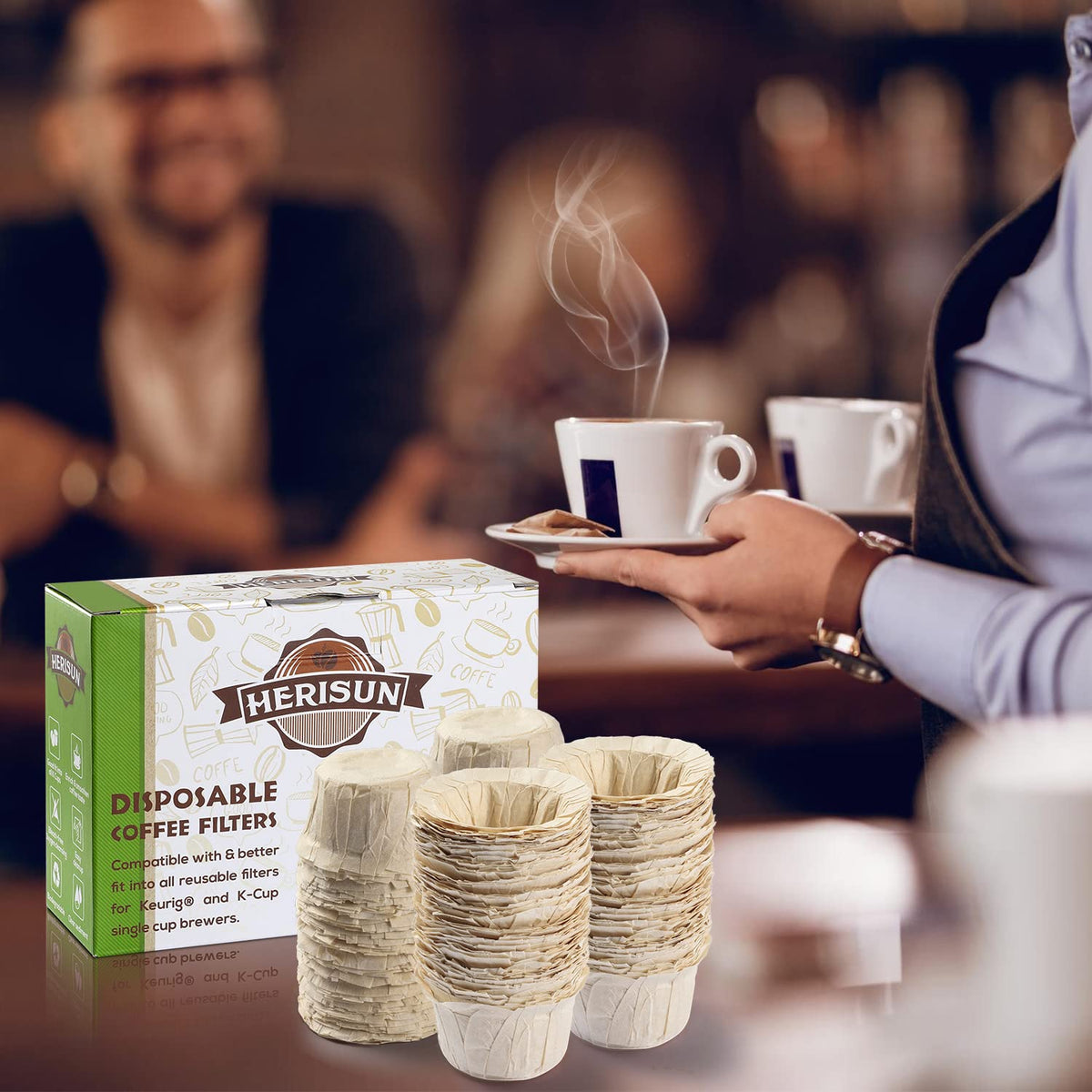 HERISUN filters resist tearing for reliable use in Keurig brewers.