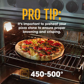 Heritage multipurpose bake stone ideal for bread, calzone, and classic recipes.