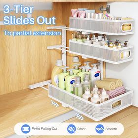 Suitable for kitchen, bathroom, pantry, and laundry cabinets