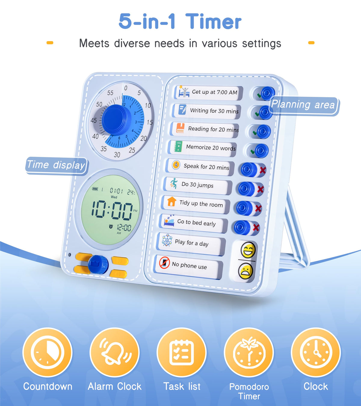 Herloreen chore board visual supports daily routines and chores.
