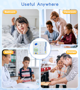 Herloreen desk-friendly timer with Pomodoro features aids focused work.