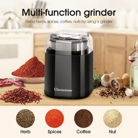 Hermolante spice grinder compact design fits small kitchens