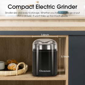 Hermolante spice grinder quick grind process for herbs and seeds