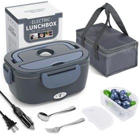 Herrfilk electric lunch box setup for portable meal heating on the go