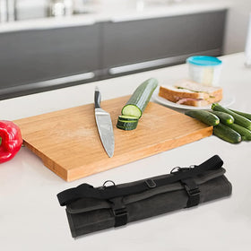 HERSENT compact storage solution for home kitchen tools in waxed canvas.