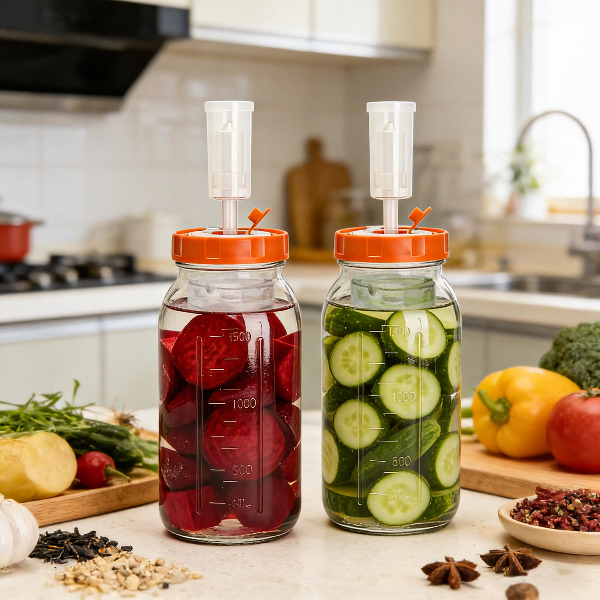 Hersolm jars are dishwasher safe, enabling quick cleanup after use.