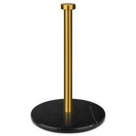 HESHIBI paper towel holder base with natural marble for stability