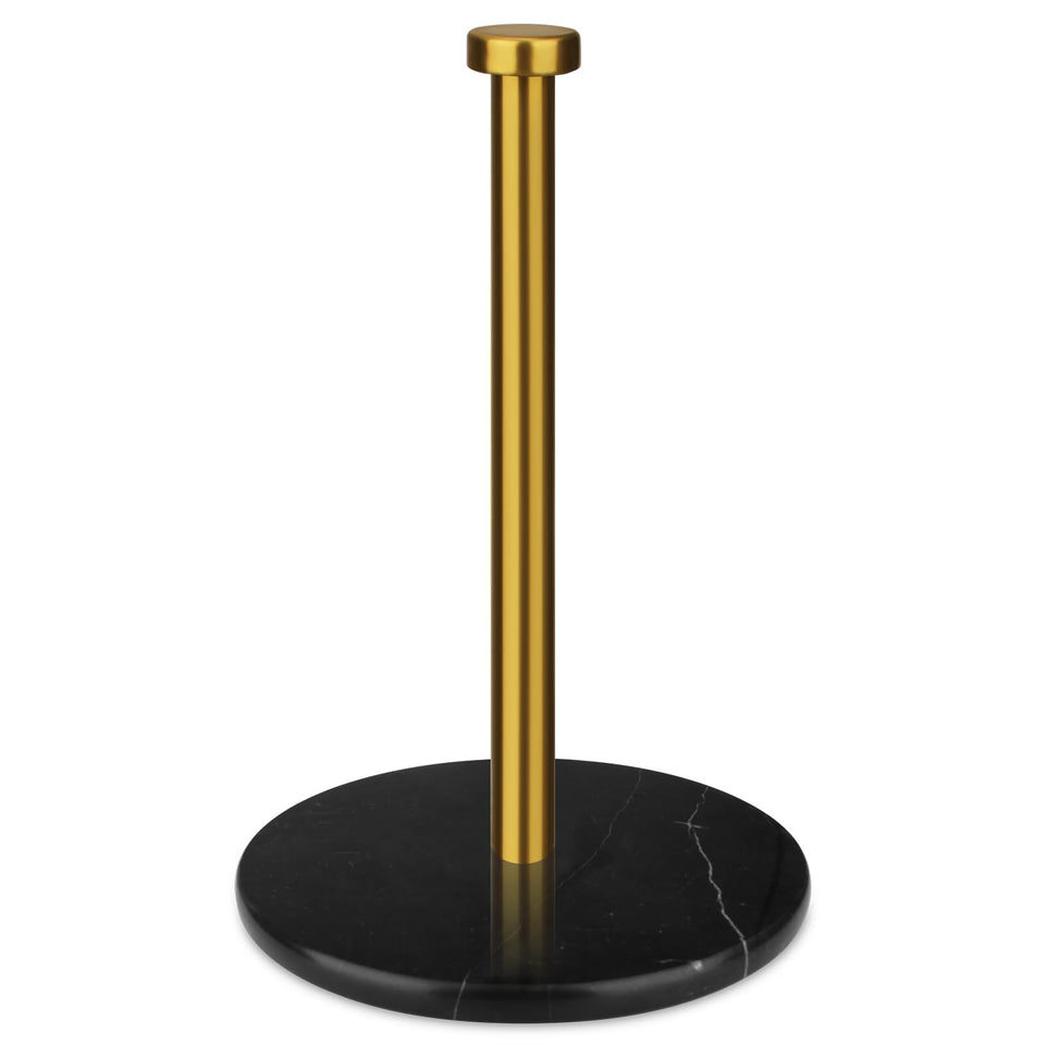 HESHIBI paper towel holder base with natural marble for stability