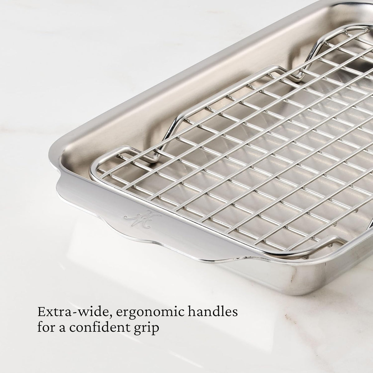 Hestan OvenBond safe for broiling up to 600°F for versatile cooking tasks.