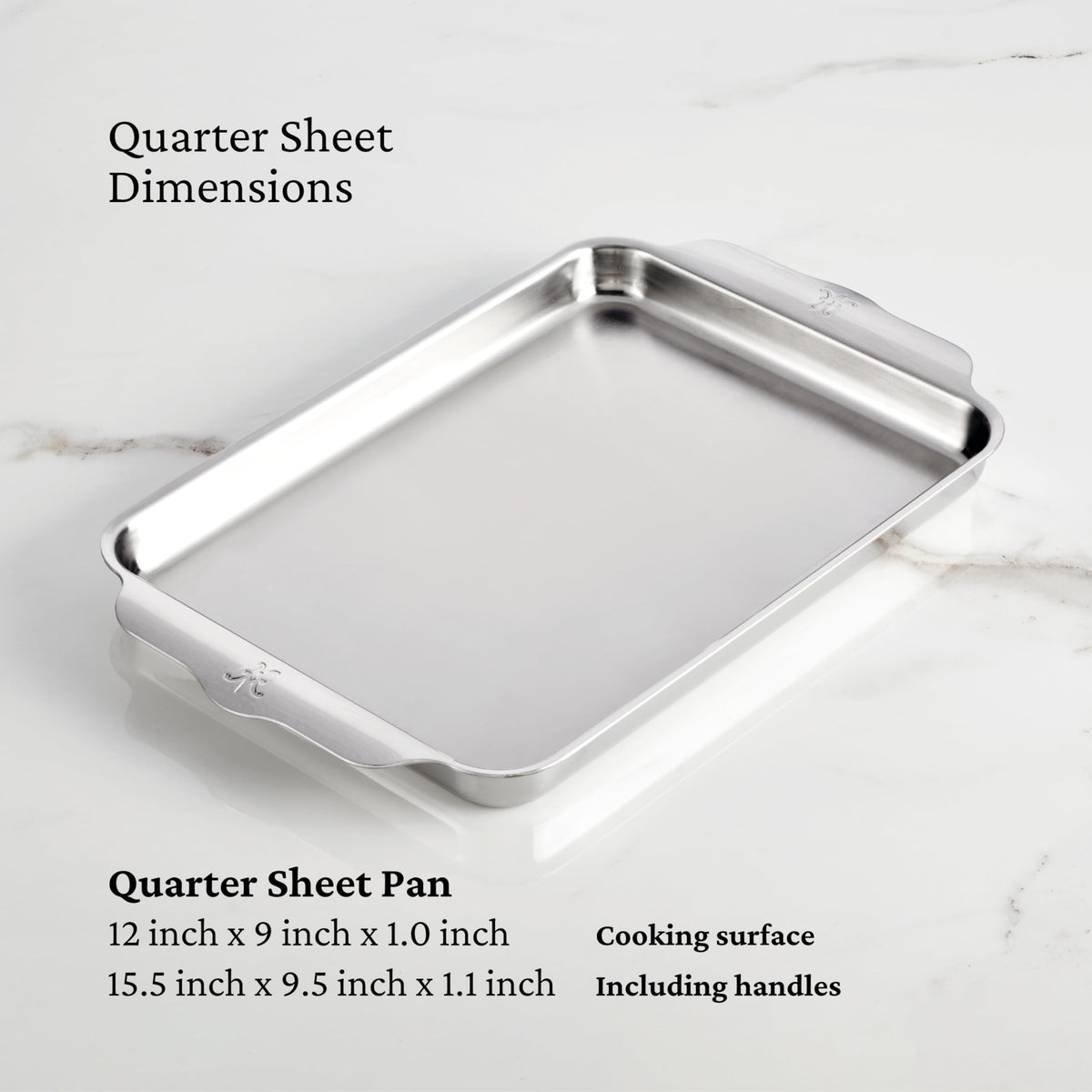 Hestan Provisions OvenBond half-sheet exterior with polished finish and sleek look