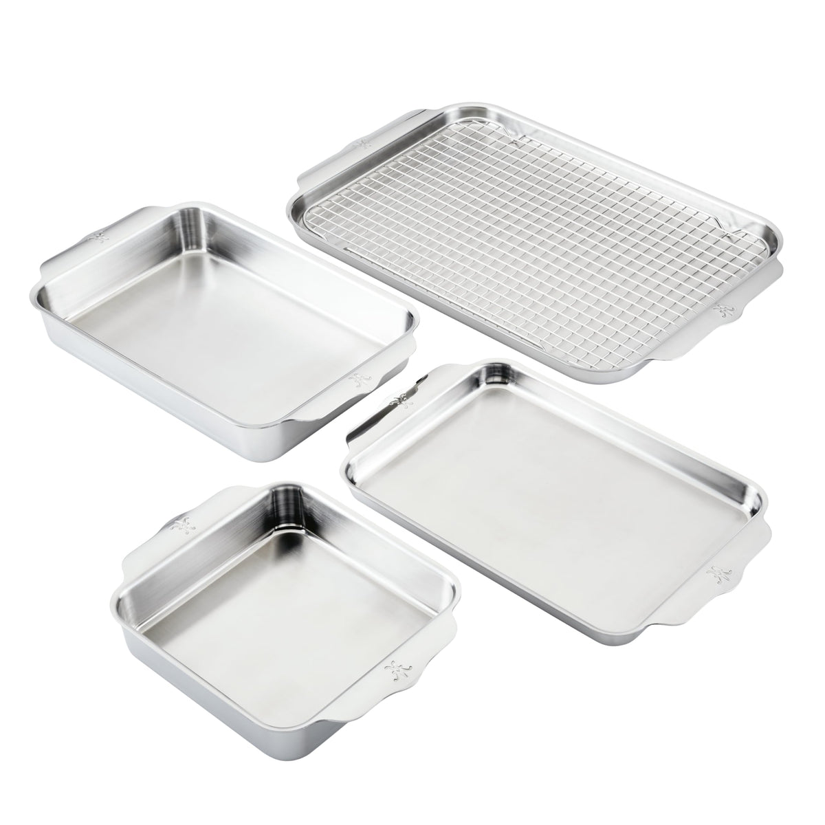 Hestan Provisions OvenBond half-sheet with handles for easy slide-out and even browning.