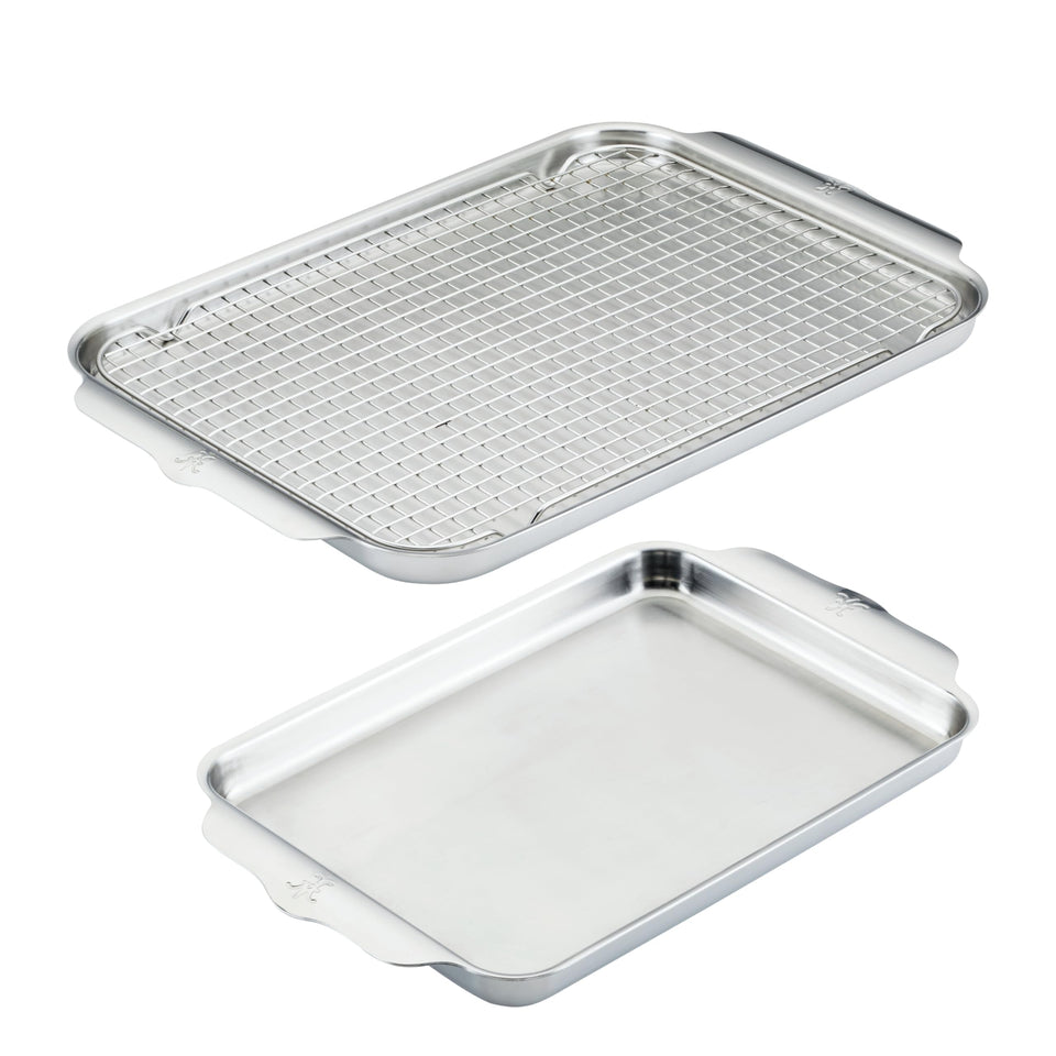 Hestan Provisions OvenBond half-sheet pan with even heat for browning