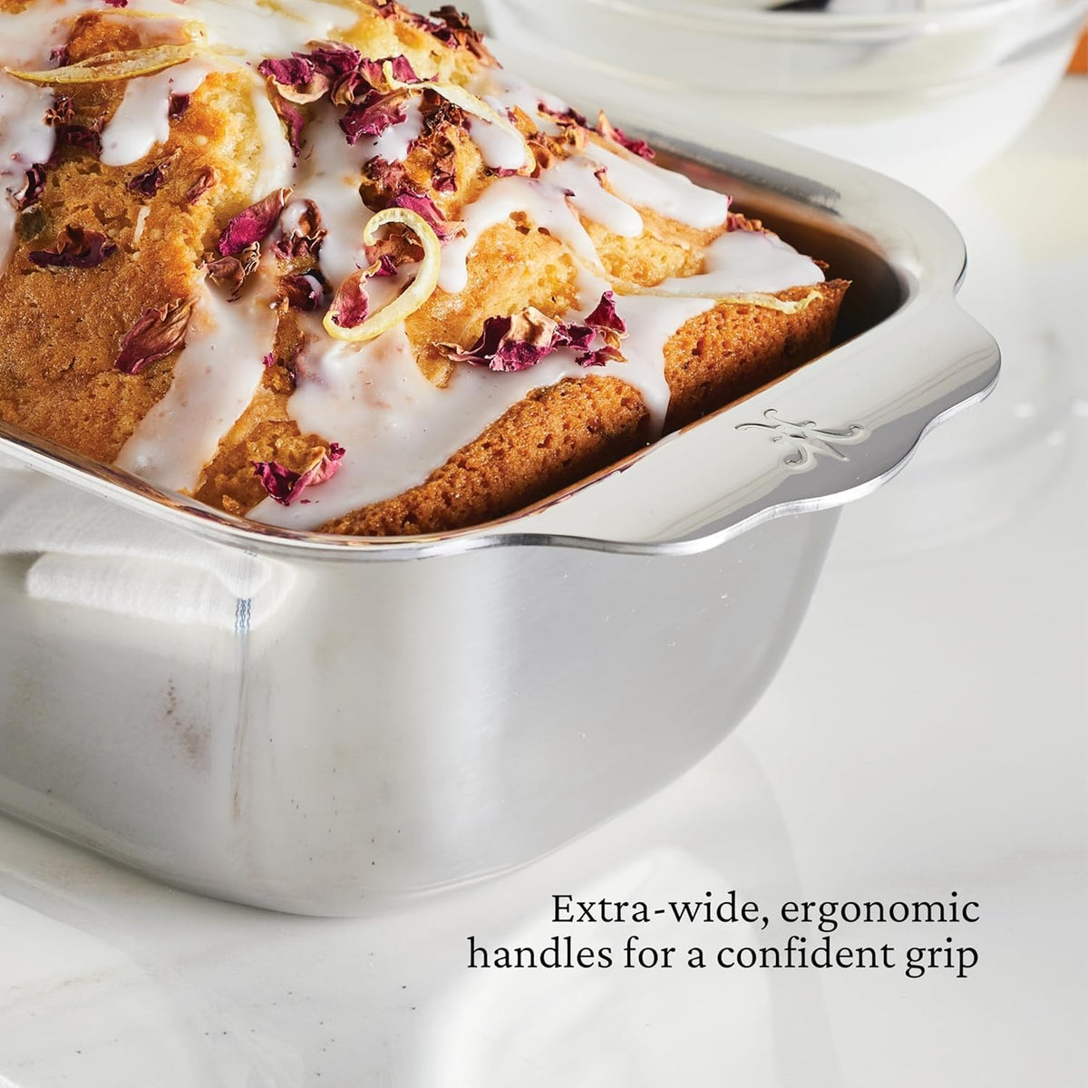 Hestan Provisions OvenBond loaf pan finish pairs brushed interior with polished exterior