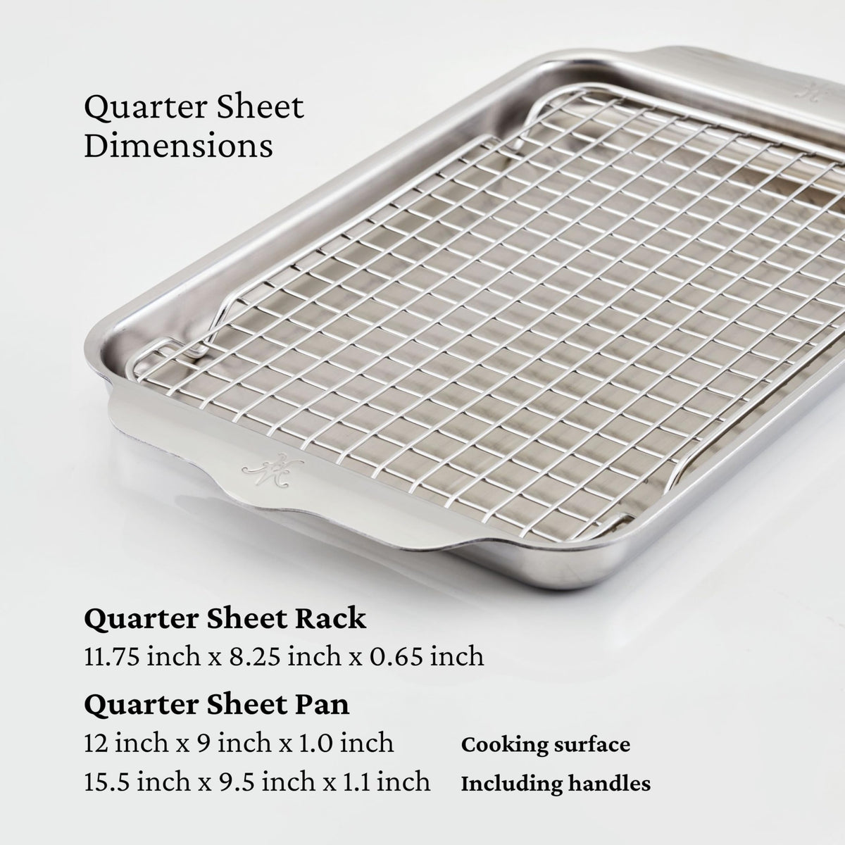 Hestan Provisions OvenBond quarter sheet pan aluminum-core for even browning