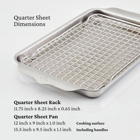 Hestan Provisions OvenBond quarter sheet pan aluminum-core for even browning
