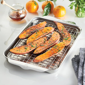 Hestan Provisions OvenBond rack in stainless steel for air flow