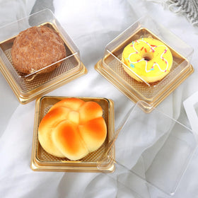Hewnda clear plastic mini box closeup highlights transparent lid for visibility and protection.