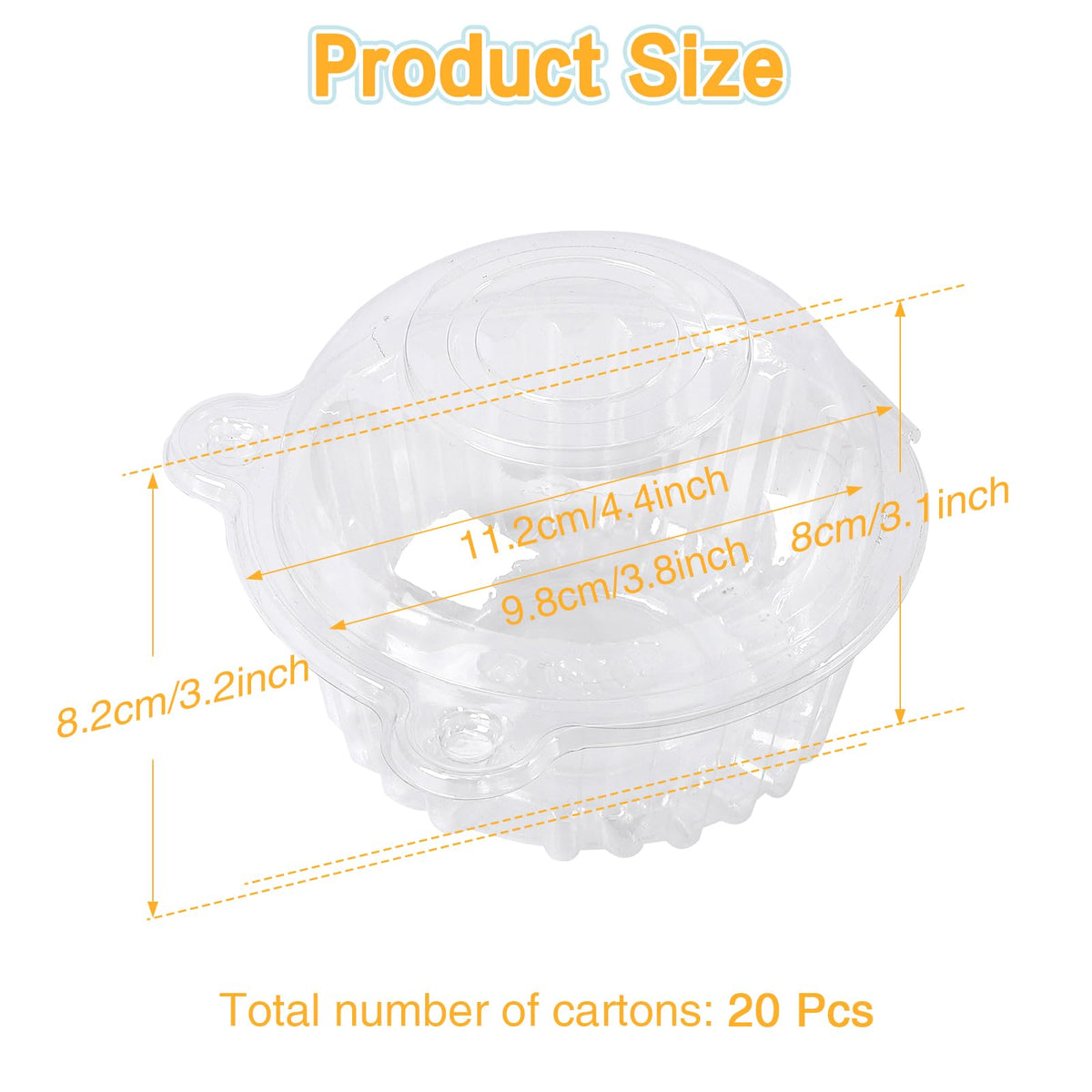 Hewnda dome container with lock lever keeps contents secure during transport.