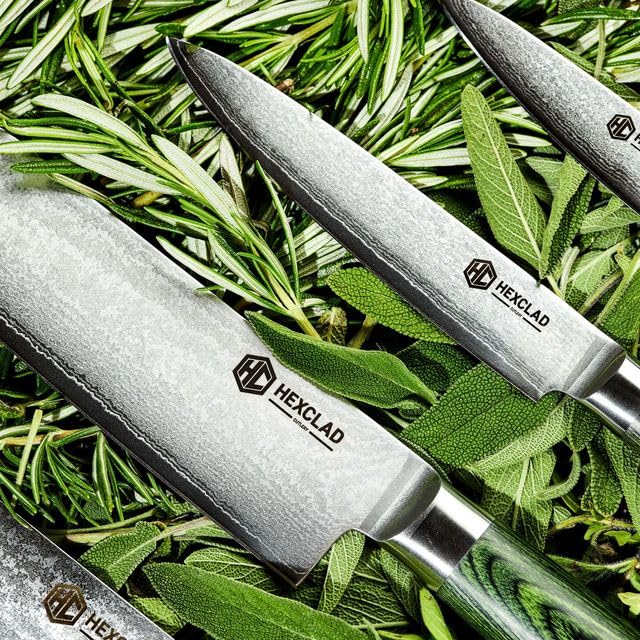 HexClad 9-inch honing rod helps maintain a sharp edge