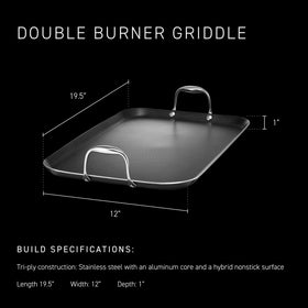 HexClad laser-etched hexagonal surface detail emphasizing nonstick searing potential.