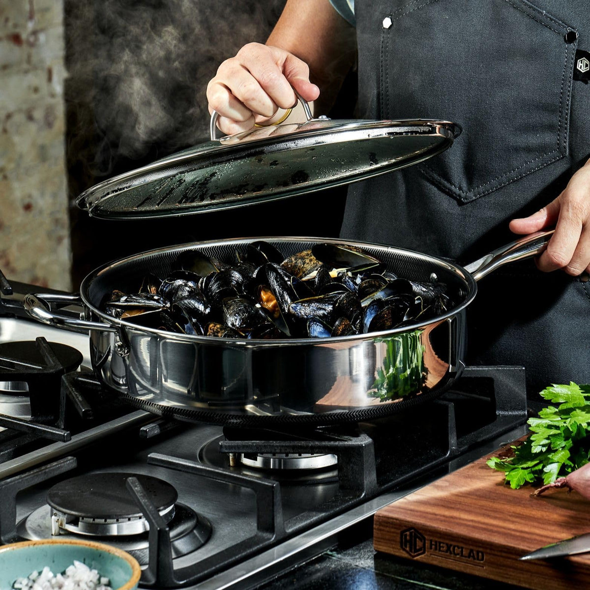 HexClad oven-safe up to 900°F expands finishing options for recipes