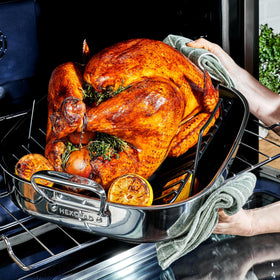 HexClad dishwasher-friendly design saves time after meals.